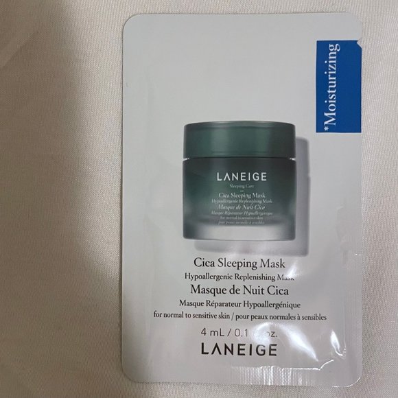 FREE ADD ON: LANEIGE Hypoallergenic Cica Sleeping Mask Sample - Picture 2 of 3